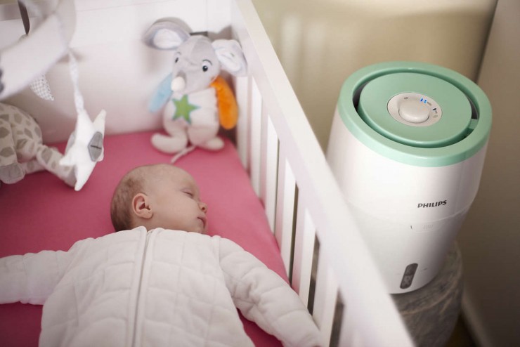 Quel humidificateur d'air choisir pour la chambre du bébé ?